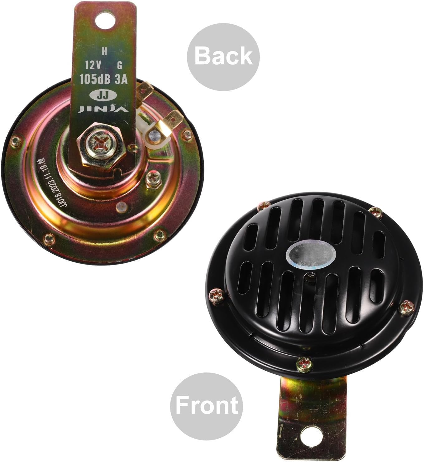 12v Electric Horn Dl125g Alloy Tweeter for Vehicles