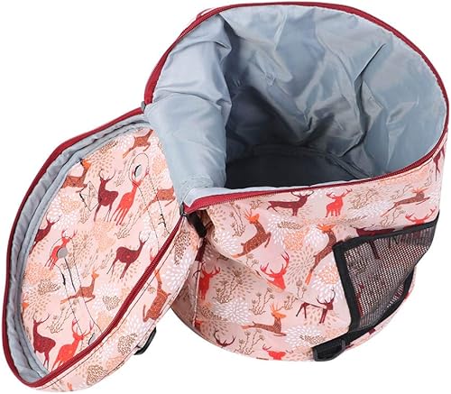 Miniatura 8 de Bolsa de almacenamiento para herramientas de costura de ganchillo de hilo para ganchillo, almacenamiento de lana impermeable, ganchillo para tejer,