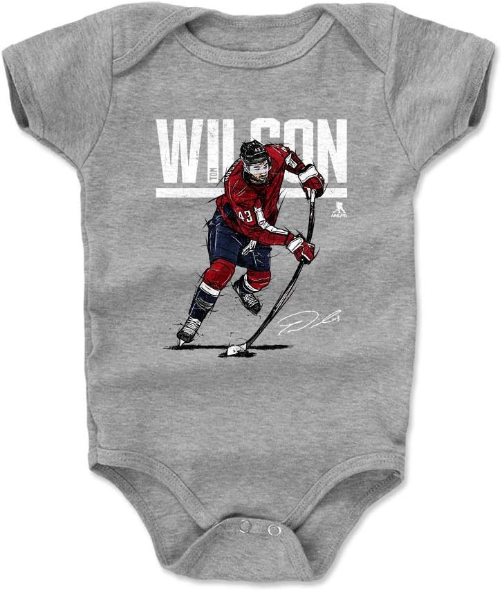 500 LEVEL Tom Wilson Washington Hockey Baby Infant One Piece Bodysuit (3-24 Months) - Tom Wilson Hyper