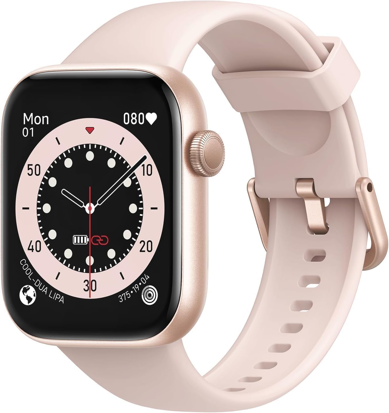 Smart Watch for Men Women Answer/Make Call, 1.85" Smartwatch, Fitness Watch with Heart Rate Blood Pressure Sleep Monitor, 140+Sports, IP68 Waterproof Step Counter Watch Compatible with Android IOS Pink