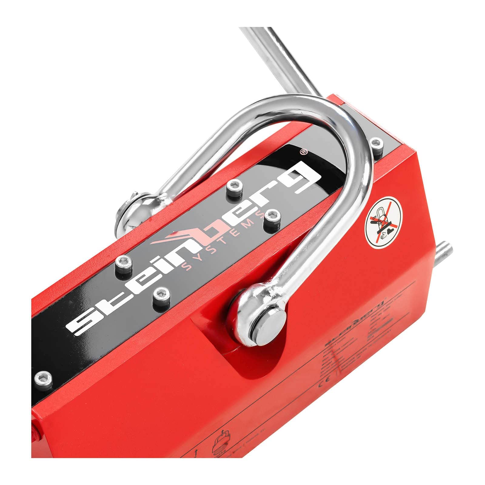 Steinberg Systems Aimant De Levage Super Puissant En Néodyme Manutention Porteur Magnétique SBS-ML 2000 (Capacité Levage 2 000 kg, Mécanisme de Sécurité, Force de Traction 6 000 kg, Flux Désactivable)