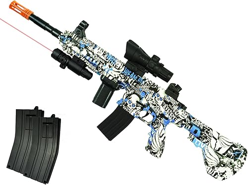 Oashot - M416 - Lanzador eléctrico de bolas de gel con 20000 cuentas de agua y 2 modos de disparo para actividades al aire libre y juego de disparo disponible en Yaxa Guatemala