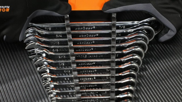 HORUSDY 26-Piece Ratcheting Wrench Set | Metric and SAE (6-19 mm
