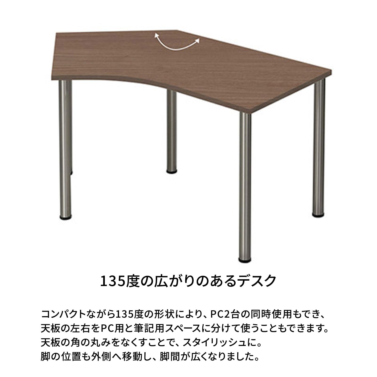 Amazon | プラス Garage D3 デスク 天板Bタイプ 木目 アジャスター脚