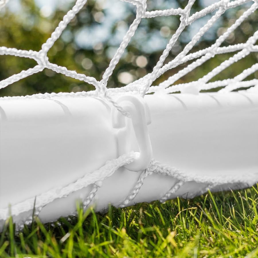 FORZA 3v3 Mini but de football et rugby – But de jardin multi-sports avec cadre en uPVC, filet résistant aux intempéries