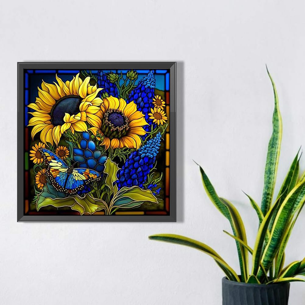 5D DIY Diamant-Kunstbild Sonnenblume (NH3538)