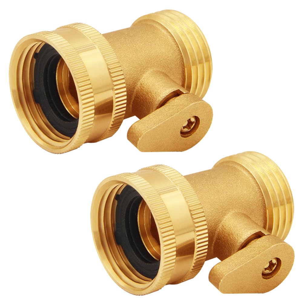 LECLOC 1,9 Cm NPT Kugelhahn Aus Messing – Absperrventil Für Gartenschlauch & Wasserleitungen