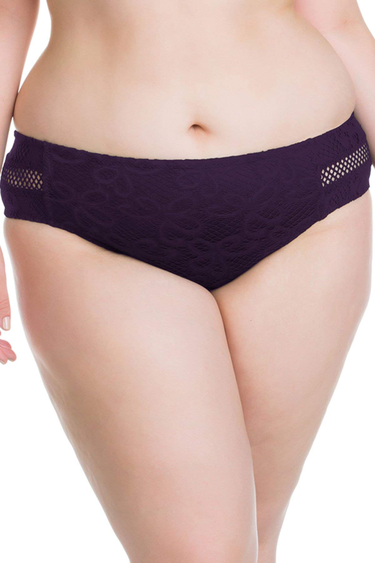 becca Women's Plus Size Captured Hipster Bikini Bottom-picture-20