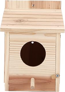 Wooden Birdhouse, Safe Durable Outdoor Wooden Birdhouse, Birdhouse Breeding Box for Bird Outdoor Decor and Interior House Decor
