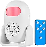 Vista 9 de Alarma con sensor de movimiento con 17 campanillas, 3 modos de alarma, 4 niveles de volumen, alarma inalámbrica con detector de movimiento