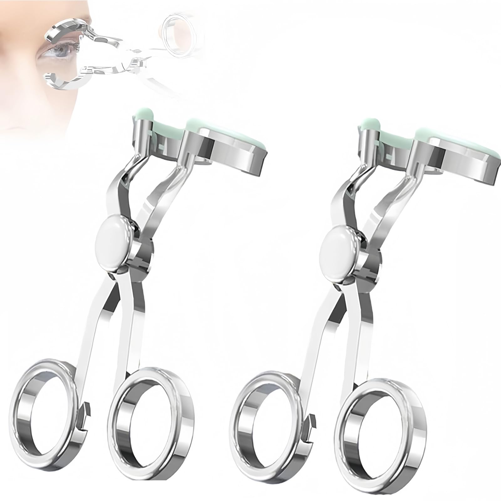 Color Contact Lenses Wearing Aids,Contact Lens Applicator Tool,Scleral Lens Inserter Contact Lenses Remover Tool,Eye Contact Remover Tool, Contact Removal Tool for Contact Applicator Tool (2Pcs)