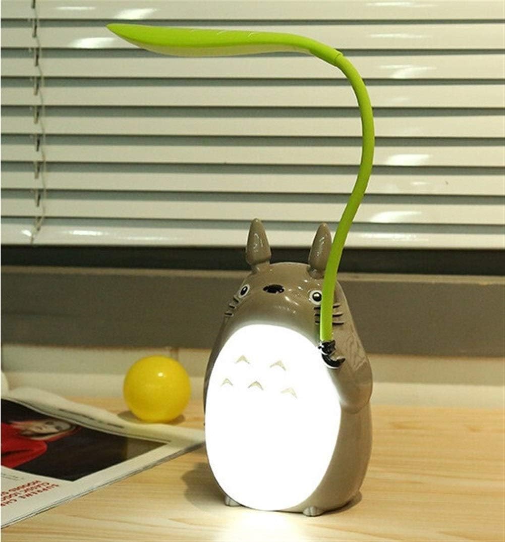 Kawaii de la historieta Totoro lámpara recargable Tabla 3 Elección de la lámpara llevó la luz de la lectura de decoración casera del regalo de la novedad de las iluminaciones