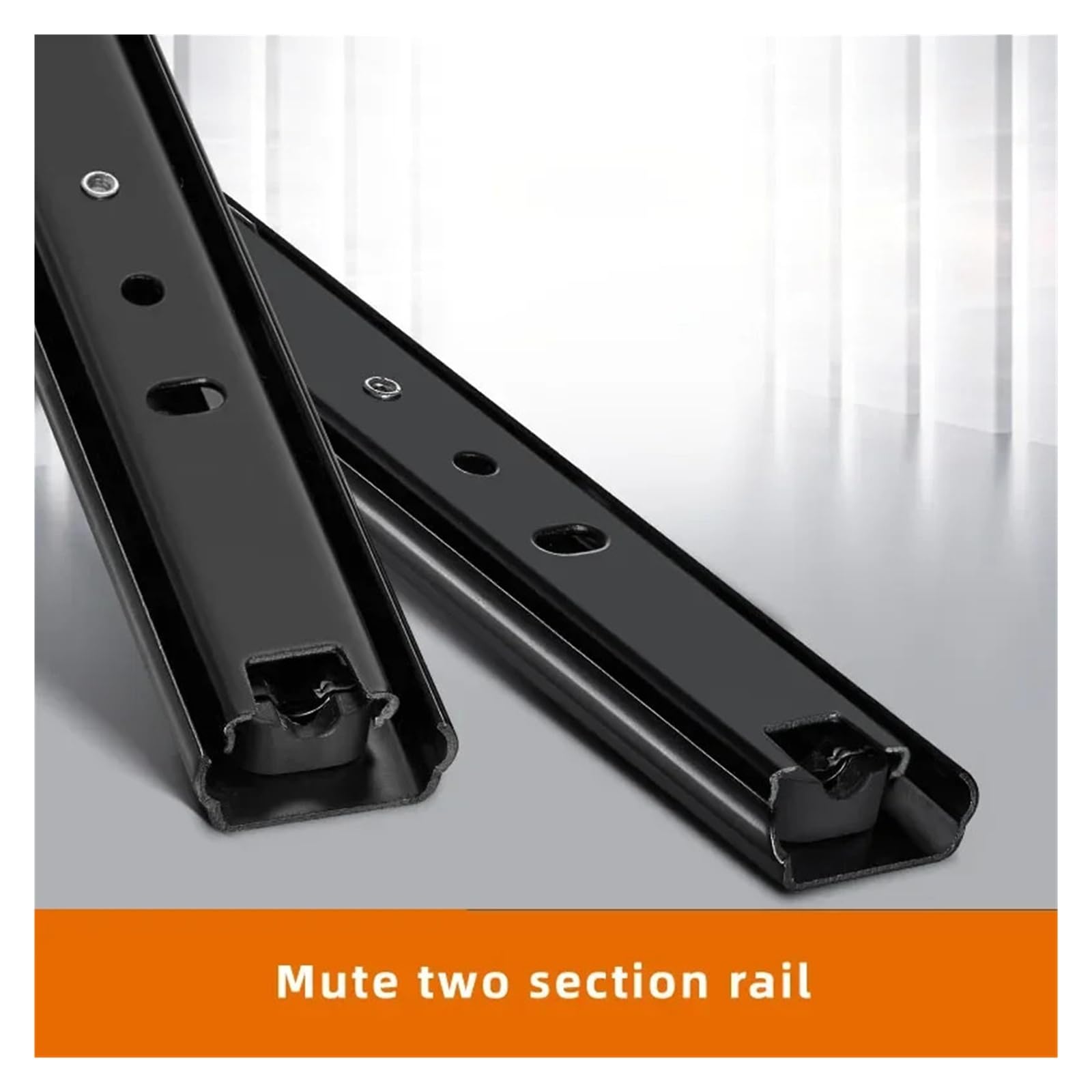 Guide for cassetti laminate a freddo da 8-20 pollici Hardware liscio a 2 sezioni(16 Inch)