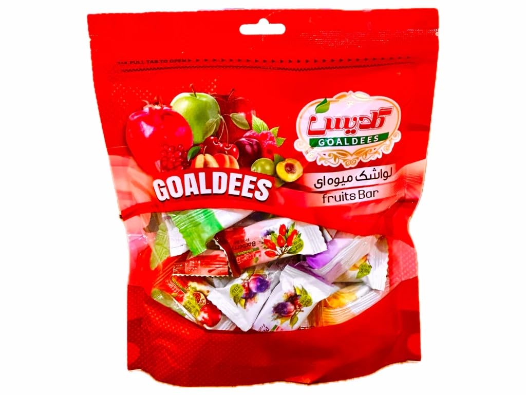 Lavashak Sour Bite-Size Fruit Bar - Traditional Persian Snack 1 lb