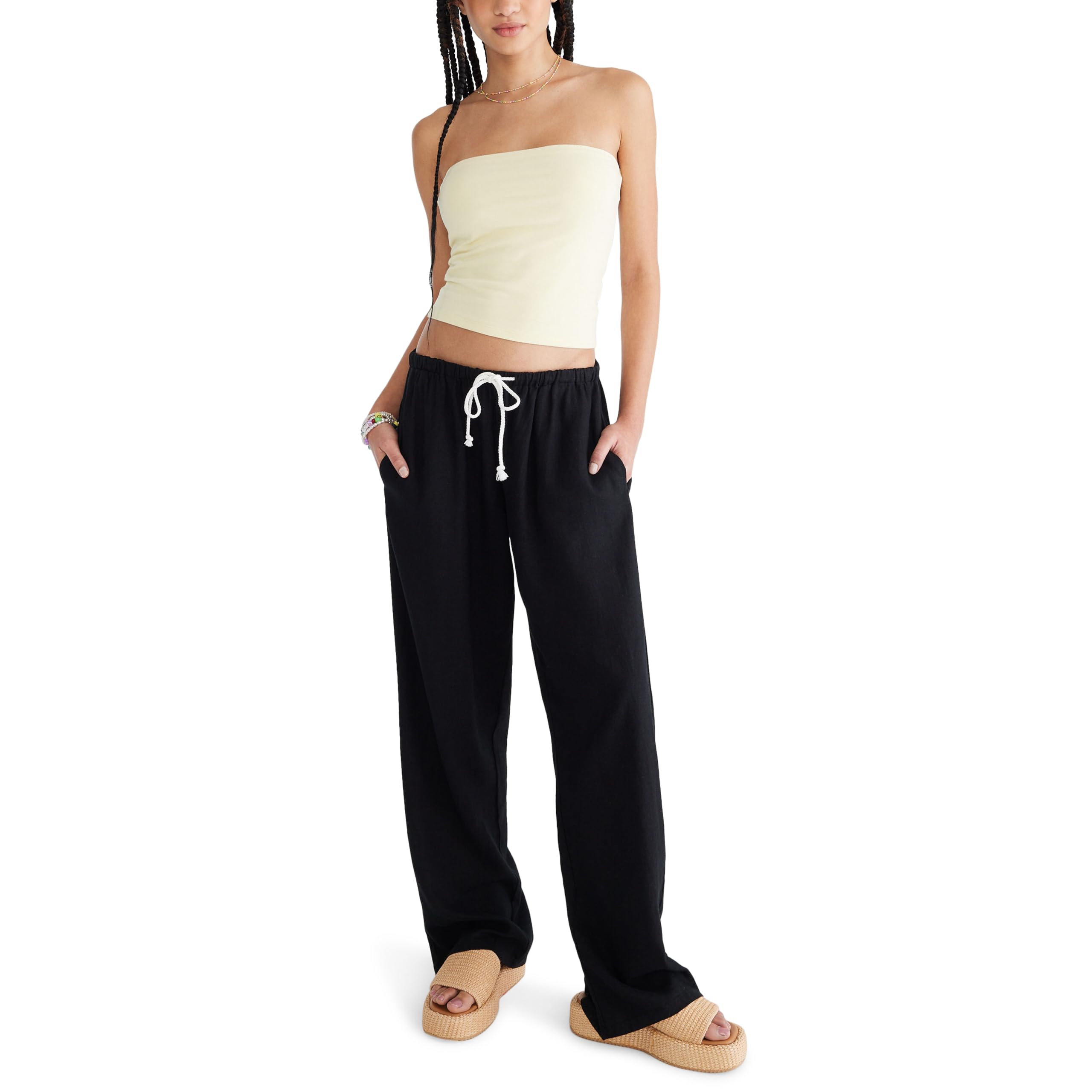 Aeropostale Womens Easy Linen Pant