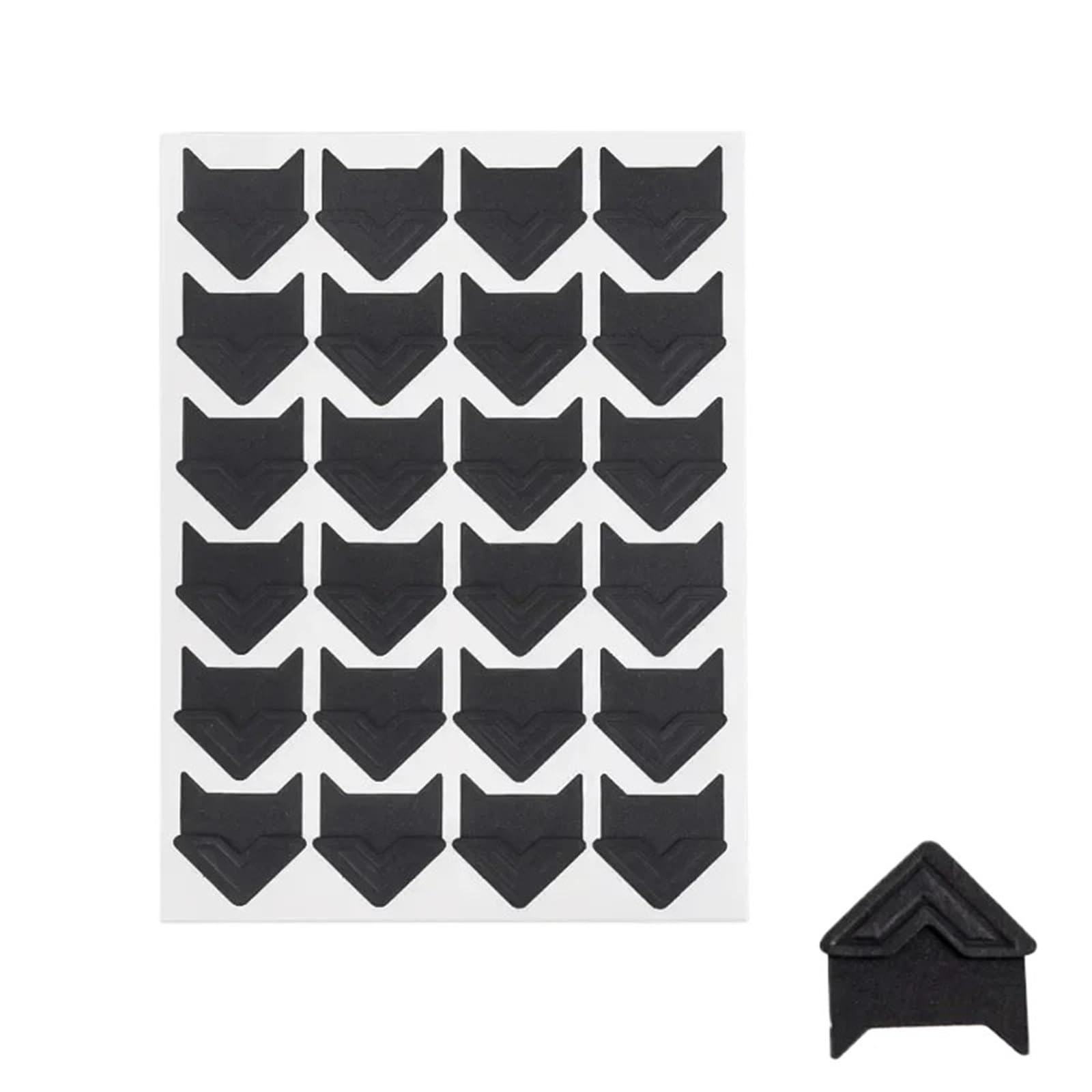 Gwyzax Self Adhesive Photo Corners 240-2400PCS Photo Corner Sticker Kraft Paper DIY Vintage Stickers for Self-Adhesive Photoes Album Scrapbooking(Black-2400pcs)