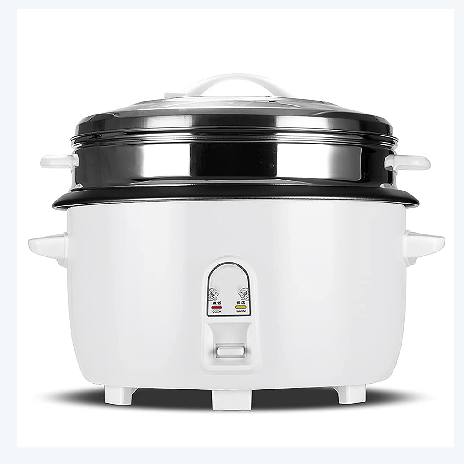 Commercial Rice Cooker - Steame Large Capacity Slow Cooker Non-Stick Cooker Insulation Pot for Restaurants Canteens Schools 8L