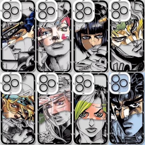 �W���W���̊�Ȗ`�� �X�}�z�P�[�X Iphone17Promax�K�p ��������Y ������� �u�`�����e�B DIO �W�����m �g�ǋg�e TPU ��k �����J�o�[ �A�C�t�H���P�[�X �X�}�z�J�o�[ �y�� �E���ȒP �ی�d�b�J�o�[ �g�уJ�o�[ �R�X�v������ pho