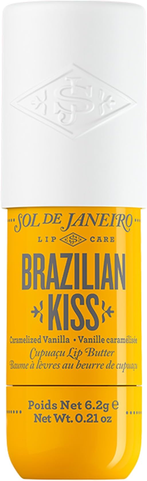 Brazilian Kiss Hydrating Lip Butter Balm | Vanilla Lip Balm | Vegan Formula