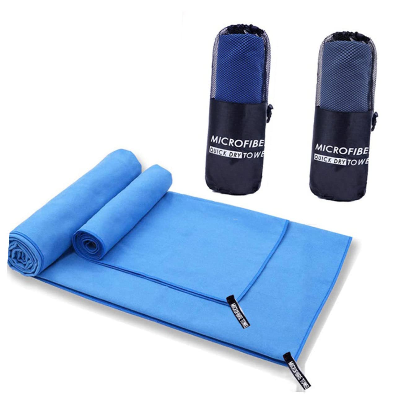 Serviette de sport ultra microfibre douce contre les irritations en camping