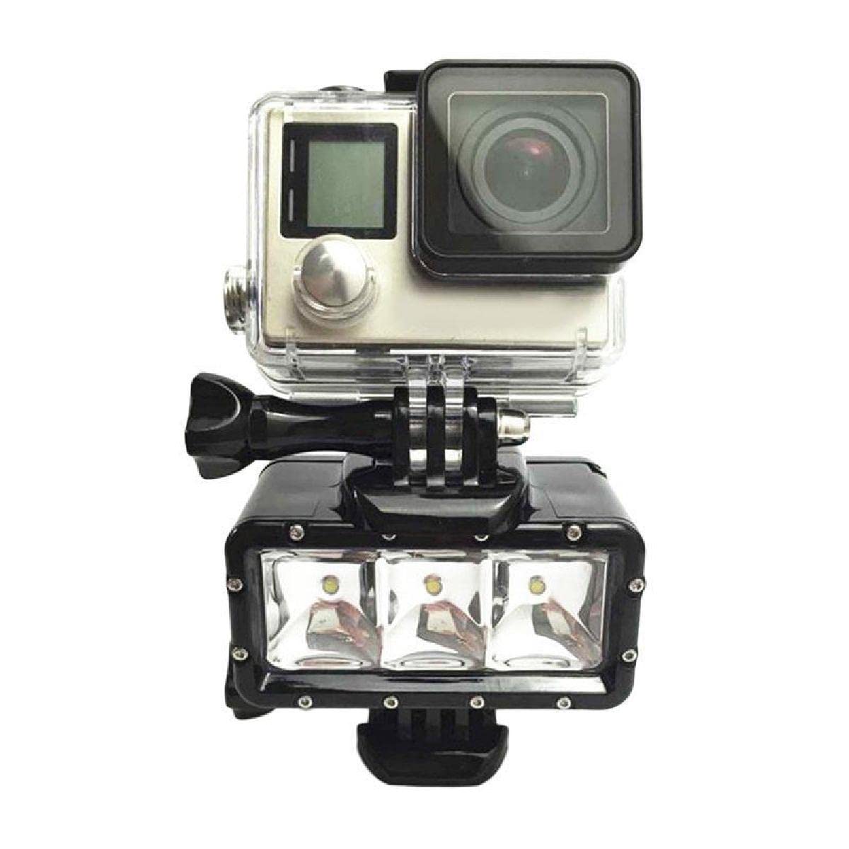 30 m wodoodporne światło punktowe do nurkowania, światło LED, lampa wideo, fotograficzna lampa do nurkowania dla GoPro Hero 5 4 3+ 3 SJ4000 akcesorium część