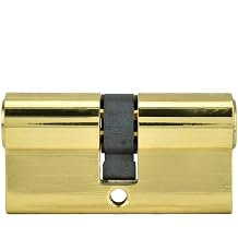Thumb Turn Euro Cylinder Lock ,Cylinder Lock, Cylinder Twist Lock Door Barrel,Door Barrel Lock,Thumbturn Knob, Lock Cylinder Door Cylinder Biased Lock 60mm Security Copper Dual Open Lock Cylinder Anti