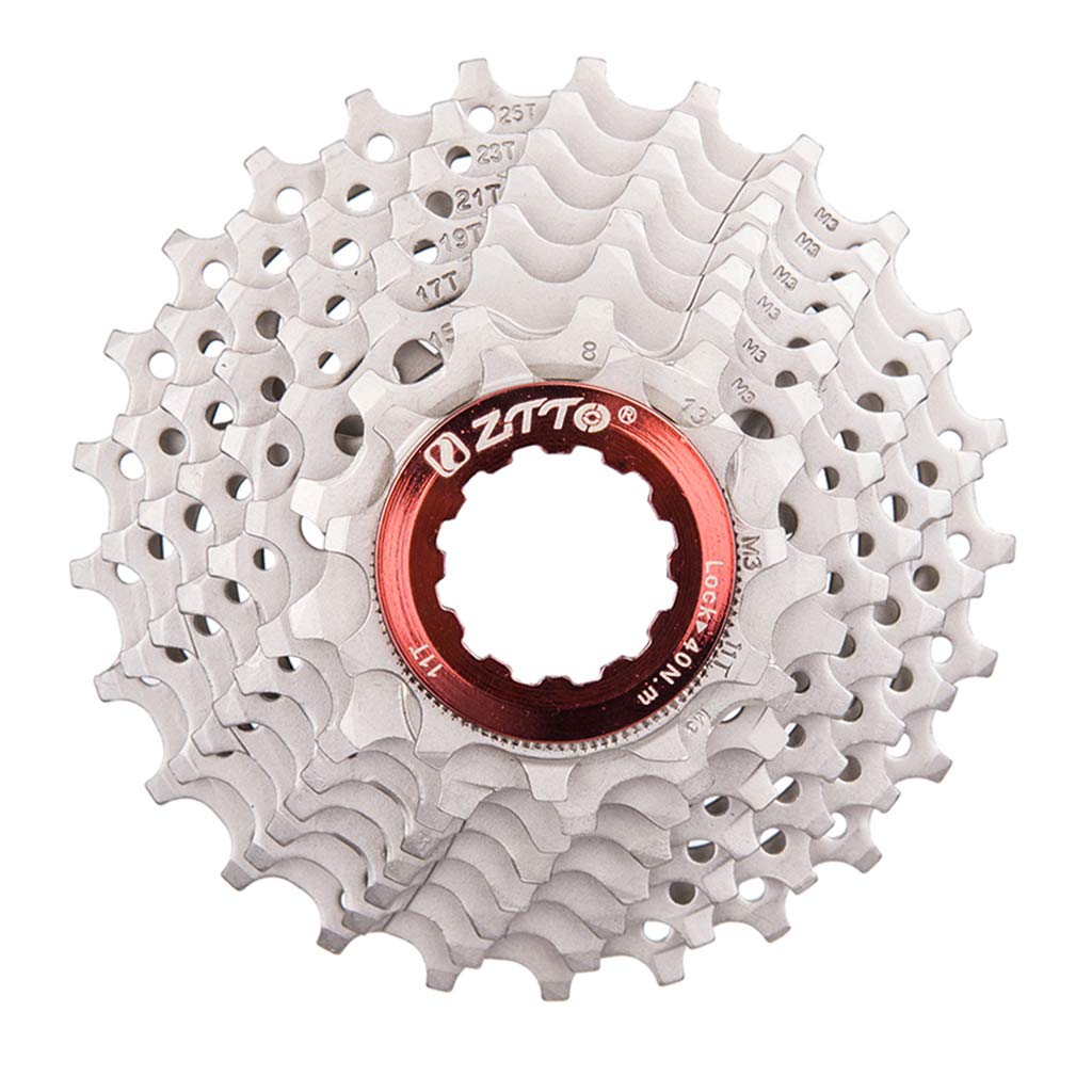 Piñones de acero para bicicleta de montaña MTB de 8 velocidades 11-25T