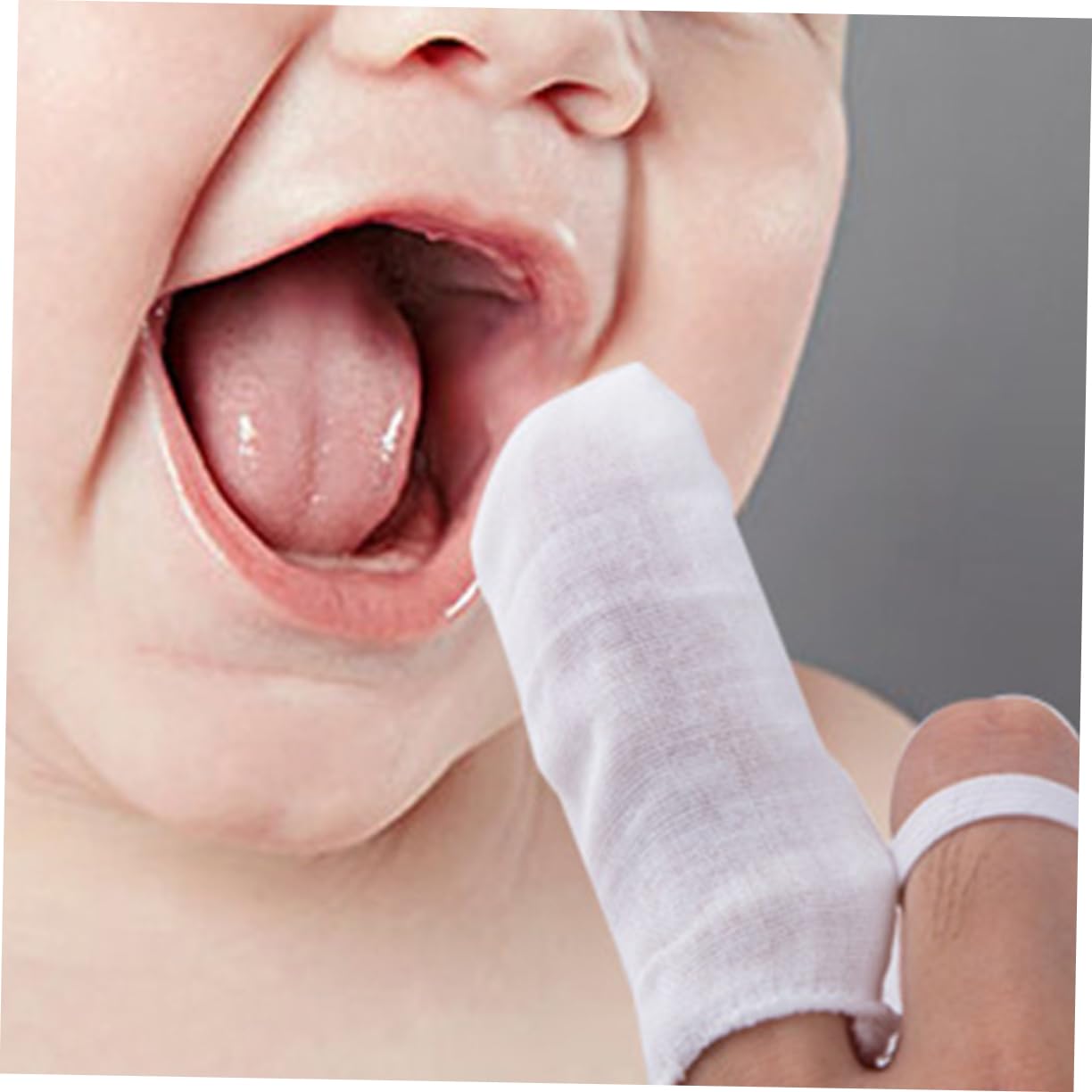 KOMBIUDA 2sets Pz Di Spazzolini Da Dito Garza Per Ragazzo Ragazza Pulizia Sicura e Delicata Per Denti e Gengive Strumento Di Igiene Orale Per Infanti