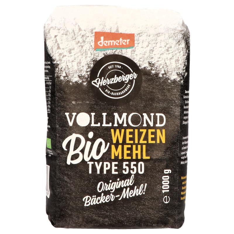 Herzberger Vollmond Bio Weizenmehl, Typ 550, 1 kg