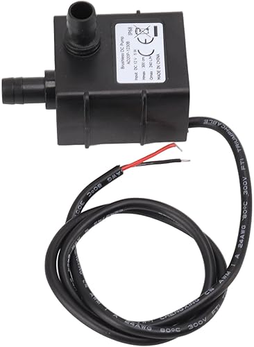 Miniatura 4 de Mini sumergible sin escobillas, bomba centrífuga micro de bajo ruido Bomba de estanque al aire libre para fuentes de paisaje DC 12V, default,