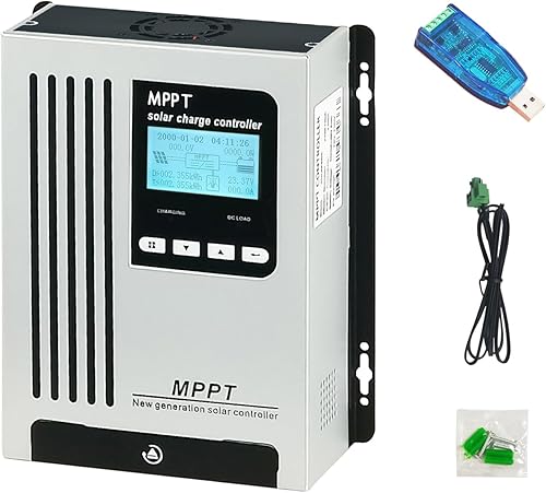 SOLAFANS 96V 45A MPPT cargador solar 48V 60V 72V regulador de energía solar DC180V PV entrada 4500W para sistema solar fuera de la viga gel sellado