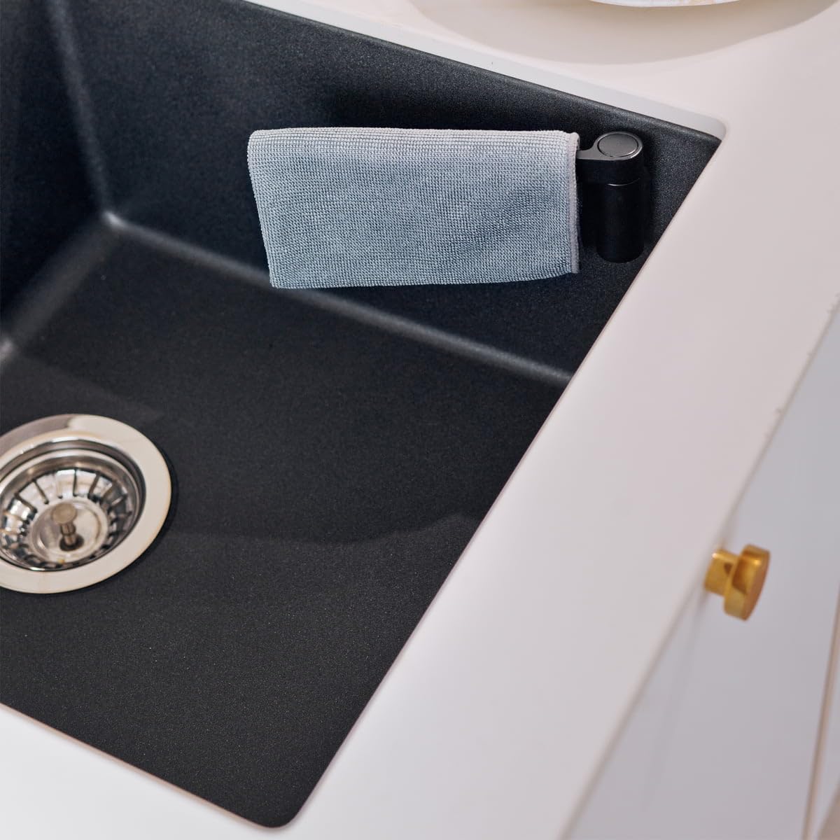 Happy sinks by Magisso Geschirrtuchhalter, Edelstahl