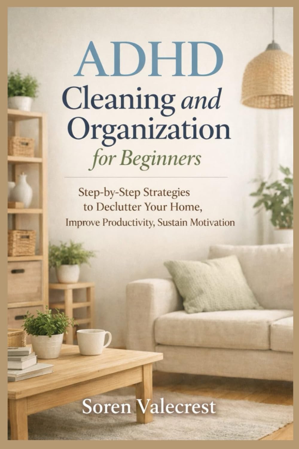 ADHD Cleaning and Organization for Beginners: Step-by-Step Strategies to Declutter Your Home, Improve Productivity, Sustain Motivation