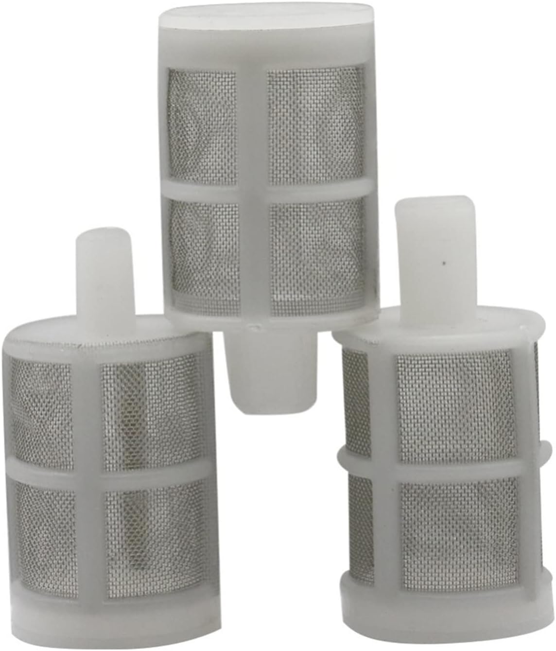 Hose Connector Adapter Stainless Steel Mesh Filter Garden Micro Irrigation Mesh Filter Diaphragm Pump Protection Filter Car Wash Filter 10 Pieces/12Mm
