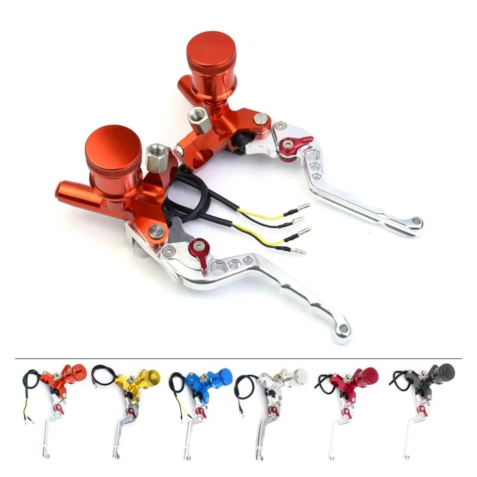 Pompe De Frein D'Embrayage M10X1.25Mm Universel Moto Embrayage Hydraulique Maître-Cylindre Tige