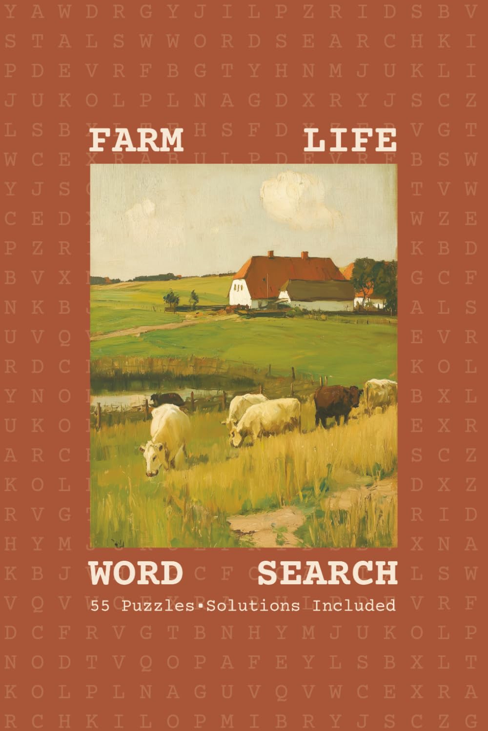 Word Search - Farm Life: Word Searches with Easy to Read Print About Farm Life | Farm Life Word Puzzle for Adults, Seniors | Puzzles for Anxiety Relief | 6x9 Inches | Gift for Vacations