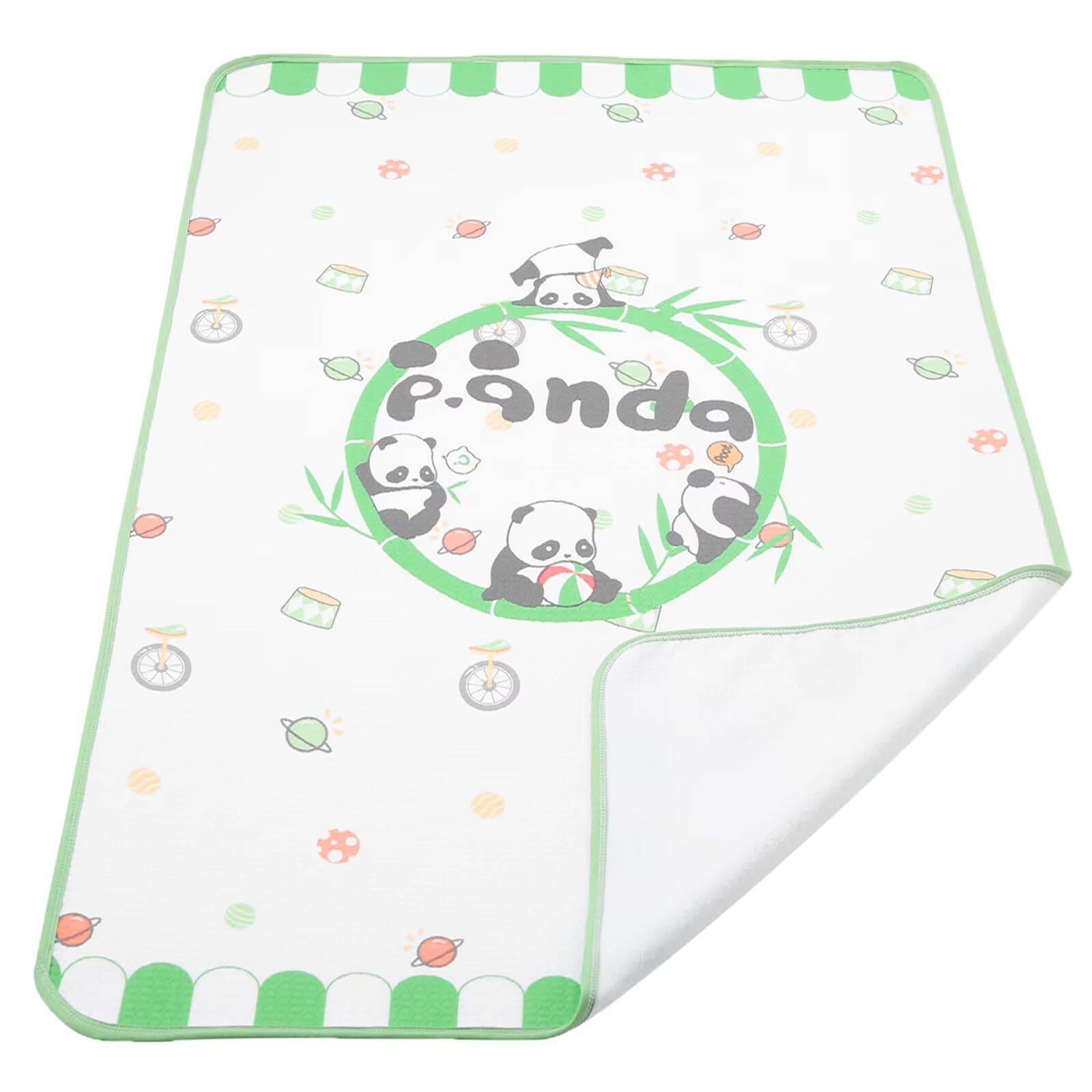Landofgenie matelas à langer imperméable 80 x 120 cm lavable réutilisable surdimensionné adulte matelas à langer