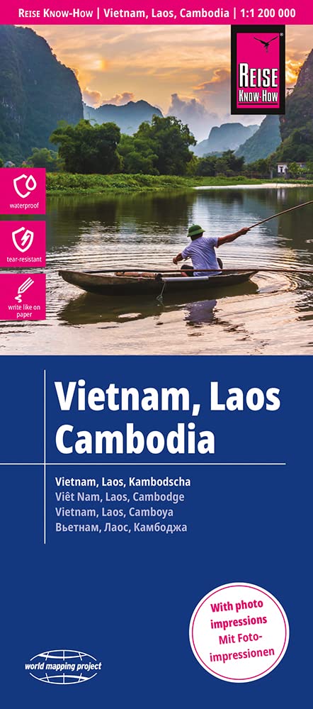 Vietnam, Laos, Cambodia (1:1.200.000)