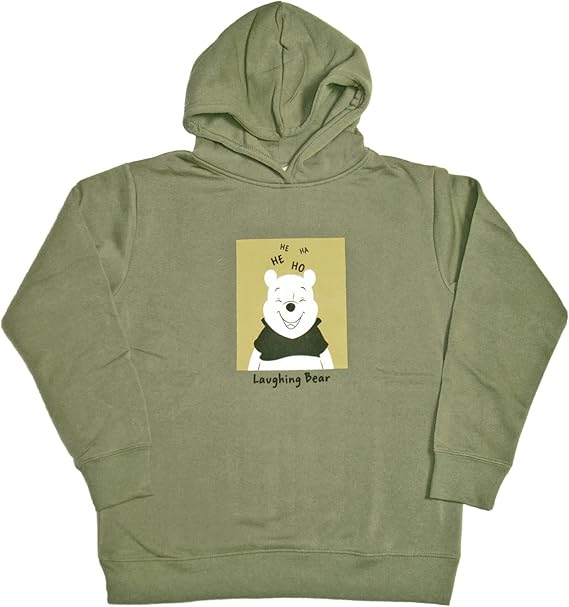 Amazon Co Jp Disney ディズニー 裏起毛 プリント入 プルパーカー ミッキー プーさん M L 01 4627 服 ファッション小物