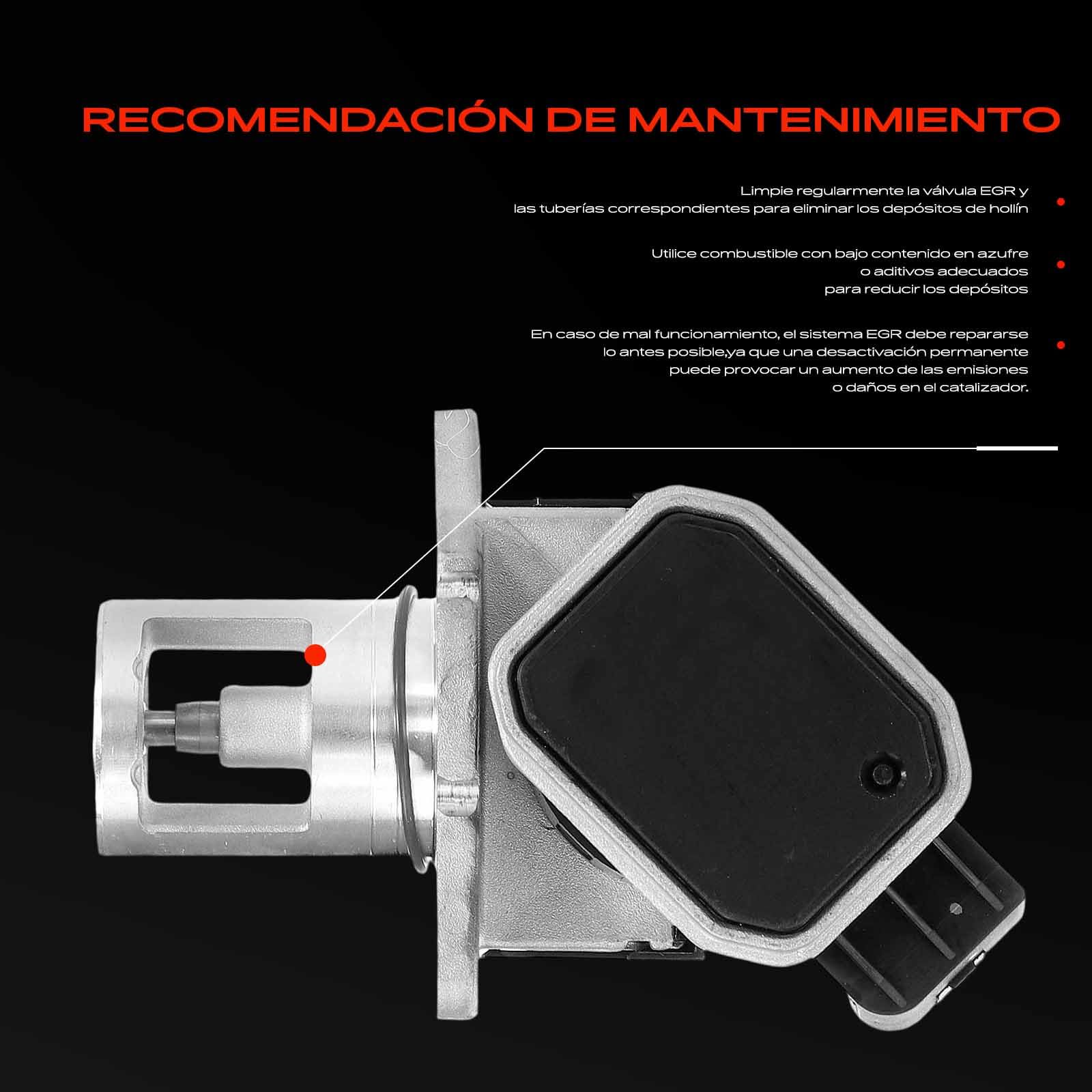 Frankberg Válvula EGR 6461401760 | Compatible con Clase E W211, Clase E T-Model S211, Clase C W204, Clase C T-Model S204
