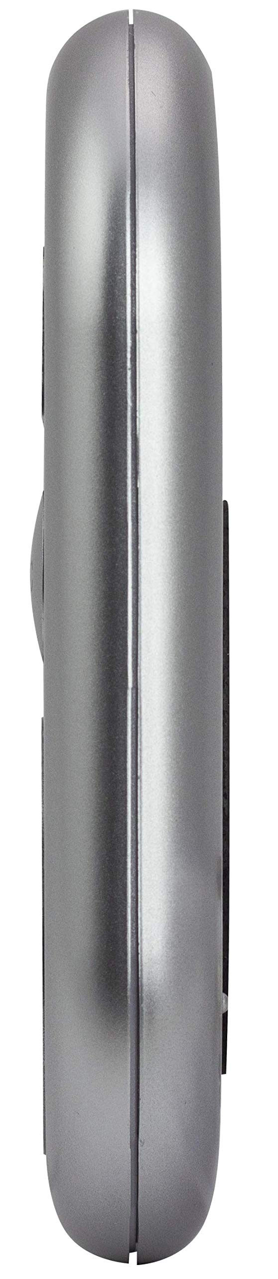 Kurzzeitmesser KT188, Silber, oval, Count-down bis 99 Min, 59 Sek., 30-sekündiger Alarm beim Erreichen von 0, Timer-Memory-Funktion, Magnet zum Befestigen an Metallflächen, große Start-/Stopptaste