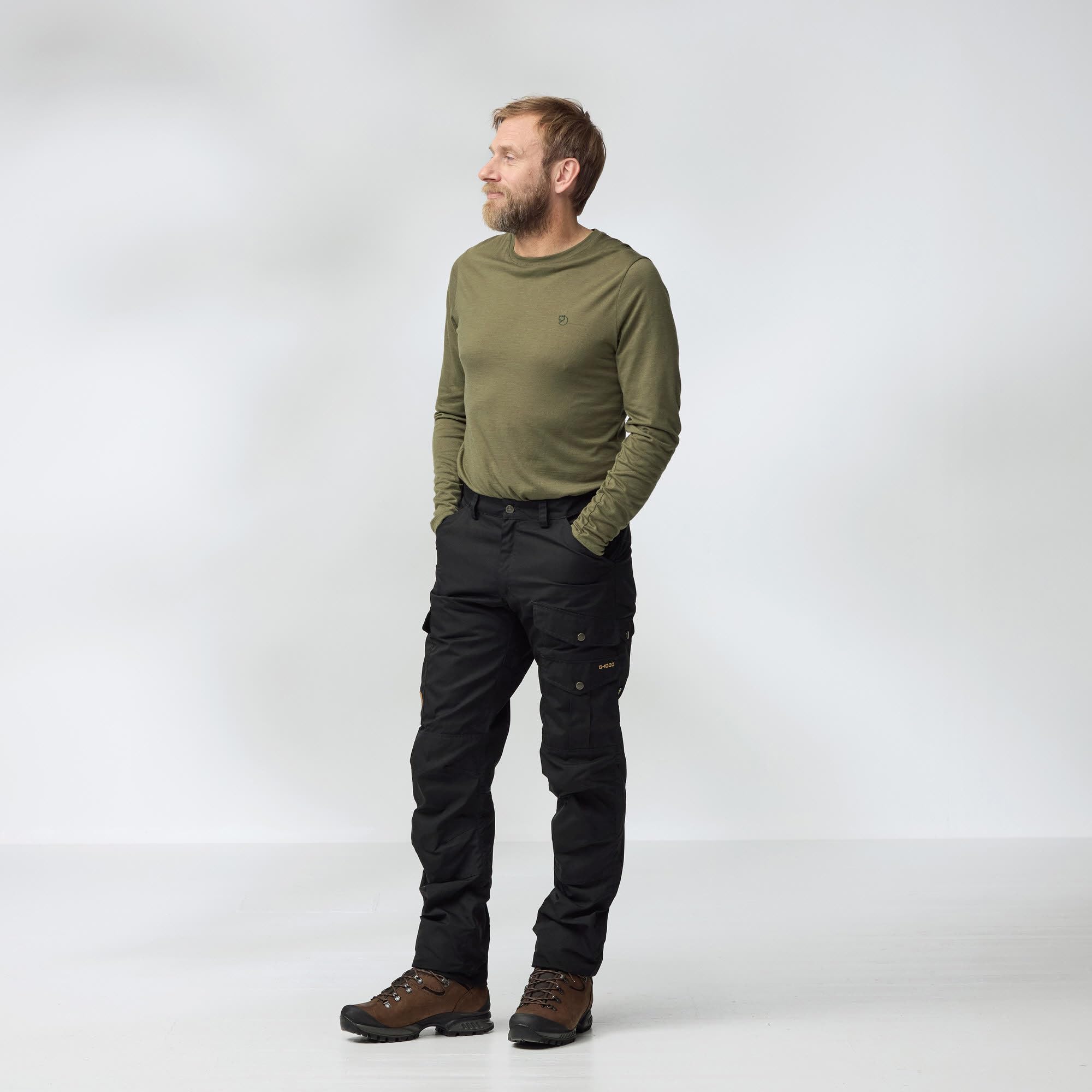 Fjällräven Barents Pro Herren Wanderhose Trekkinghose grün grün