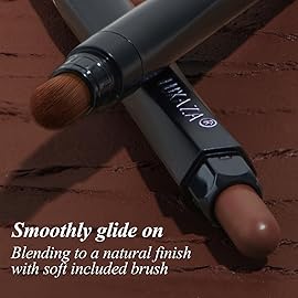 LUXAZA PRO Brown Eyeshadow Stick Makeup Set 3PCS, Neutral Shimmer And Matte Cream Eye Shadow Palette, Metallic Bronze Smoky Eyeliner Brightener Crayon Kit, Ideal Gift for Women -Cocoa Island Matte