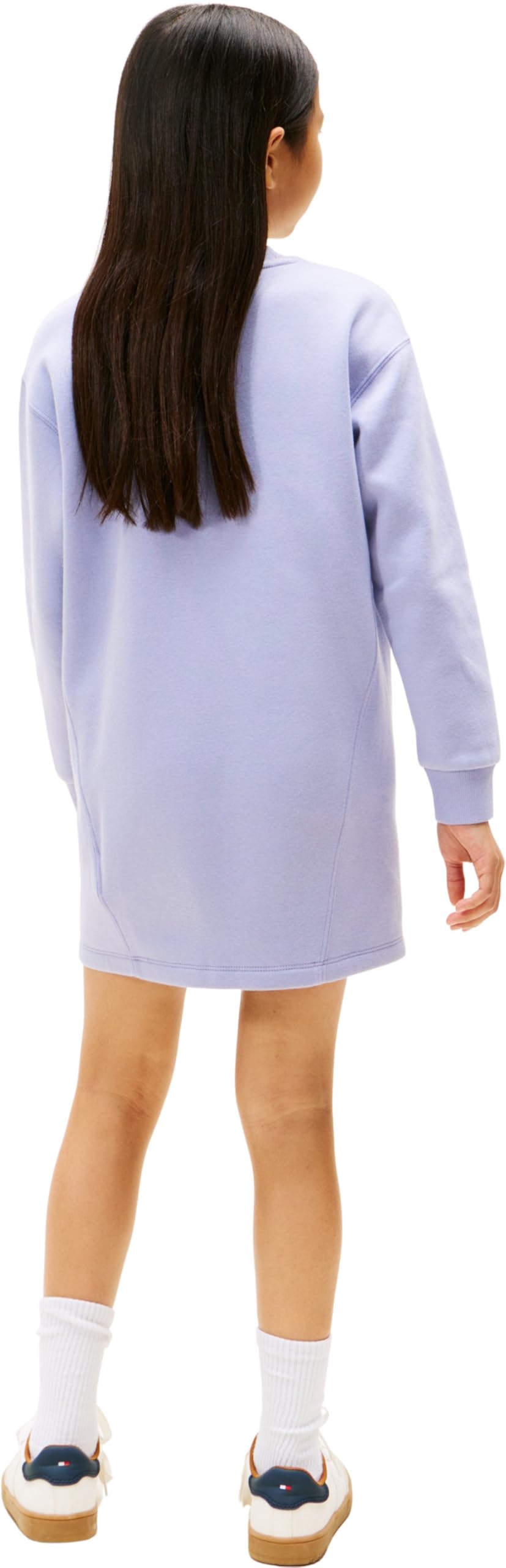 Tommy Hilfiger Mädchen Tommy Puff Flower HWK Dress Ls Kg0kg08946 Sweatshirt-Kleid