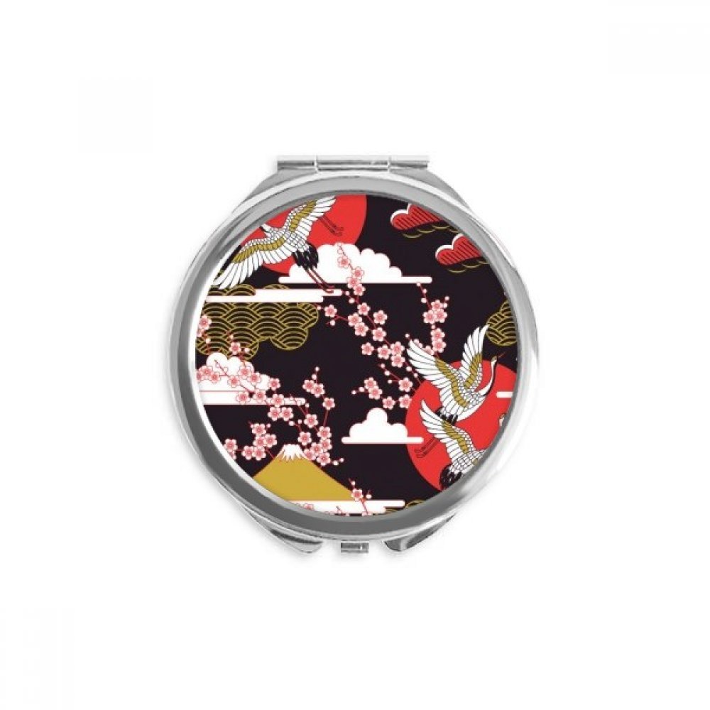 Miroir rond maquillage japonais pour retouches express au soleil en terrasse
