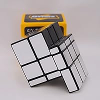 Vista 4 de Bukefuno QY Toys - Espejo de 3 x 3 bloques de cubo plateado, rompecabezas mágico de 3 x 3 x 3 pulgadas, versión plateada