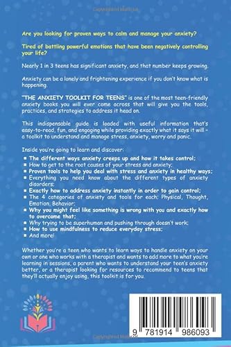 The Anxiety Toolkit For Teens: Easy And Practical Cbt And Dbt Tools To Manage Your Stress Anxiety Worry And Panic (Life Skills, Mental Health And Wellness Books For Teenagers) #TOP1