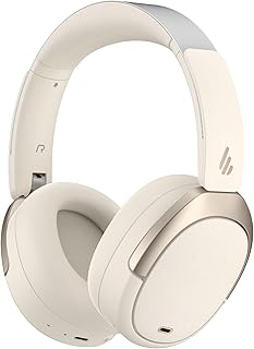 Edifier W80 Over Ear Headphones with Active Noise Cancelling -49dB, LDAC Hi-Res Wired and Wireless,