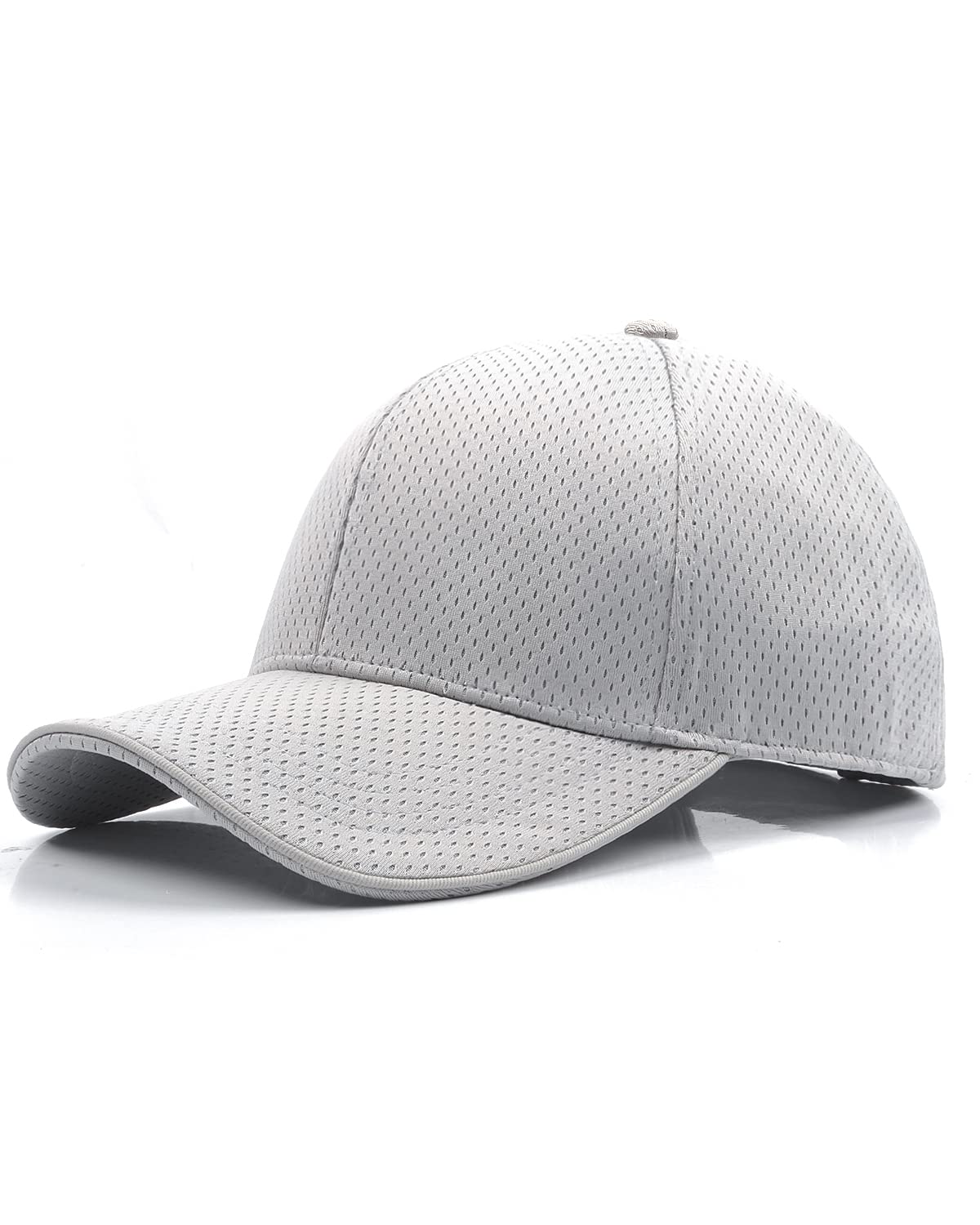 Zylioo Gorra de malla de béisbol XXL de gran tamaño, gorra estructurada grande para papá, gorra de verano ajustable y transpirable