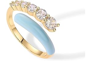 14K Gold Plated Stackable Rings for Women